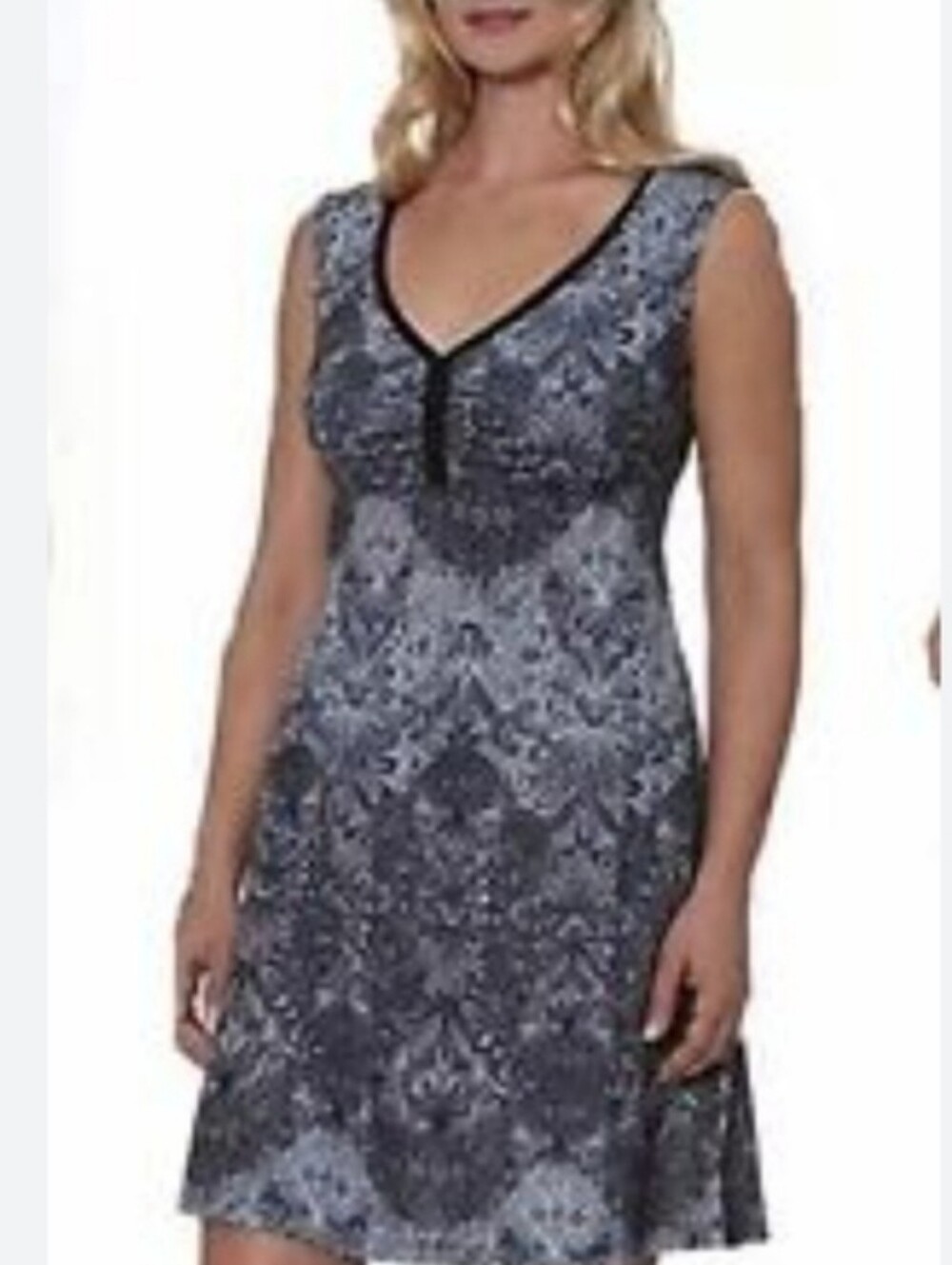 Gerry V-Neck Sleeveless Active Summer Outdoor Dress Size medium